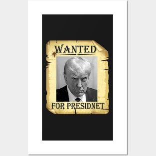 Copy of Wanted Trump For President Trump Mug Shot Never Surrender Posters and Art